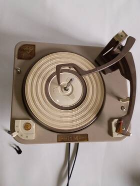 Fs531128 Curtis Mathes Console 1964 Turntable Record Player Tested Working Diamond Stylus
