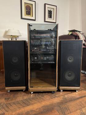 Curtis Mathes Kw418 Vintage Stereo Console System Turntable Cassette Kl818 Ks618