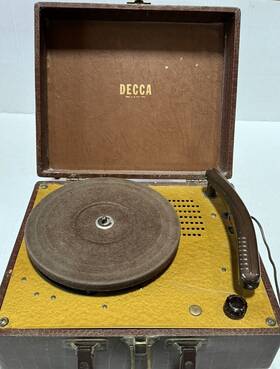 Dp-17 Decca Vintage Tube Record Player Model 17 Works