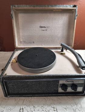 Dp-596 Decca Vintage Mono Seafard Viii Record Player Model Works