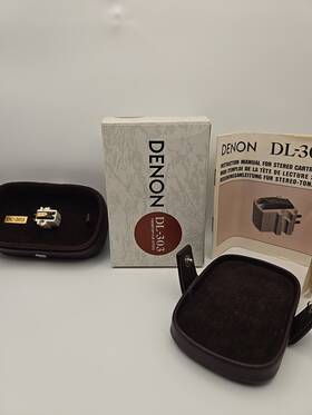 Dl-303 Denon Mc Cartridge Excellent With Case Manual And Packaging
