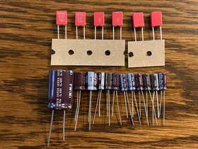 Dp-55k Denon Speed Repair Kit Capacitors Turntable Recap Set