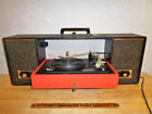 Dp-733 Dp733 Decca Vintage Portable Record Player Tuxedo Vii Parts Or Repair