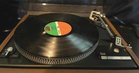 Cd-504 Dual Electronics Vintage Cs 504 Turntable With Dust Cover - Tested Works Great See Video