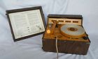 Edt-29 Newcomb Audio Vtg Speed School Record Player Turntable Works Plays