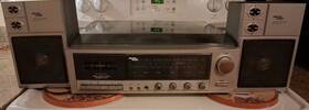 7630 Electro Brand Am-fm Stereo Cassette / Record Player System With Origin Speakers