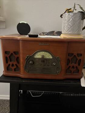 Eanos502 Electrohome Vintage Wood Record Player/ Turntable Working