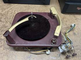 819074 Emerson Idler Drive Turntable From Vintage Mono Tube Record Player