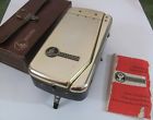 Emerson Vintage Wondergram Record Player For Parts With Leather Case