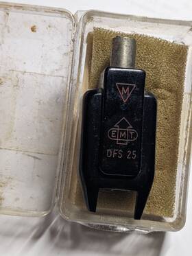 Ofs-15 Emt Ortofon Mono Mc Phono Cartridge Old Type Sapphire Tip- Denmark