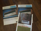 Sm-1000a Flyer Brochure Vintage 2000a Stereo Sansui
