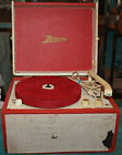 Fp-6va Red Record Player Vintage Zenith White