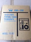 Fs-101 Four Star Vintage Model Phonograph Radio Nib