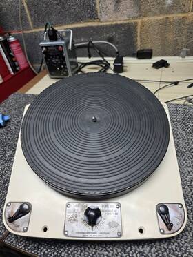 18975 Garrard 301 Schedule 1 Grease Bearing Turntable Original Working Serial