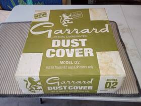 X-1800sd Garrard D2 Dust Cover For B2 B2p Turntable Bases D-2 In Original Box Vg