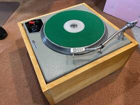 Cd-77 Gates Turntable With Custom Table Top Cabinet - Working Perfectly