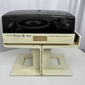82090 Ge Rare Vintage Concert Hall Record Player 332 And Stand No Speakers For Repair