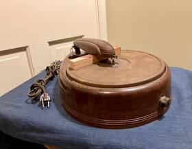 Cjm3 Ge Vintage General Electric Tear Drop Record Player Model Parts Or Repair