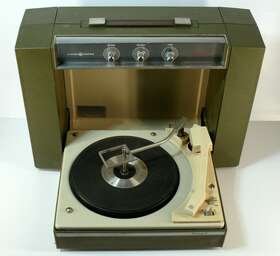 V945j Ge General Electric V945 Vintage Turntable Portable Model