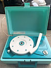 V181k Ge General Electric Vtg Record Player Portable Rare Blue Teal