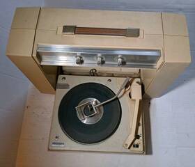 V944s Ge Vintage General Electric Mustang Ii Record Player Working Condition