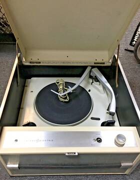 W1000 Ge General Electric Record Player Usa Vintage For Parts