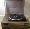 Gen6341 Montgomery Ward Airline Record Player 8 Track Cassette Amfm Model 1970s