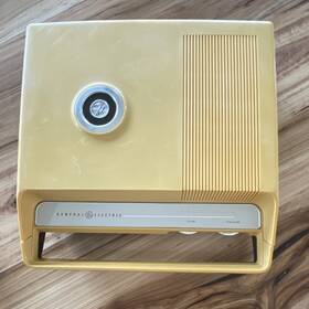 Rp3130a General Electric Vintage Record Player Yellow 5 Watts 115v
