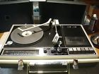 Gp-46f Toshiba Vintage Portable Stereo Record Player Turntable Cassette