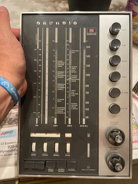 Ks68ou Grundig Stereo Console Shortwave Radio Fm German Made Quality