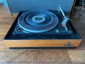 Rtv-901 Grundig Pe 2005 4 Speed Turntable Vintage Works