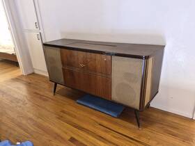 So-184 Grundig Stereo-konzertschrank So 184 Record Player Console With Radio