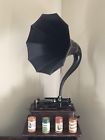 H 4 Minute Edison Phonograph Morning Glory Horn Music Cyl Works Model
