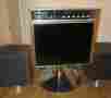 H5118wa Philco-ford Smart 70s Chrome Base Phono Am Fm 8 Track Stereo Exc Working