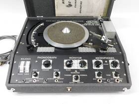 Ac-300a Hilton Vintage Portable Square Dance Pa Turntable Beautiful