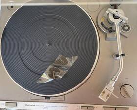 Ht-466 Hitachi Rare Direct Drive Turntable Cover Rpm Piece Works Great