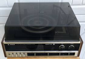Sd-2470 Hitachi Auto Turntable Record Player 65 Watts 1973 Vintage