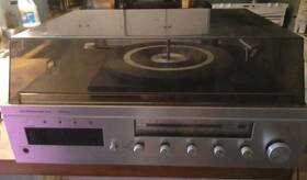 683-1907 Jc Penny Stereo Am/fm 8track / Turntable Parts Only