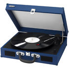 Jen-jta-410-blue Jensen Portable 3-speed Turntable 077283914164