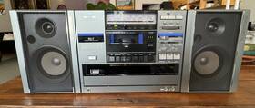 07800228 Jvc Vintage 1985 Dc-7 Portable Stereo Disc Center -auto Turntable/am/fm/cassette