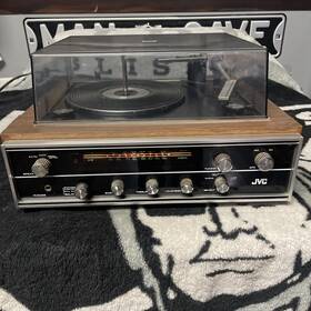4330 Jvc Vintage Nivico Model Tuner And Record Player Radio Works