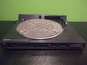 Kd-64f Kenwood Full Automatic Linear Tracking Turntable Turns On / No Cover