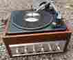 La-248 Garrard Vintage M50 Turntable W Built In Lafayette Stereo Amplifier