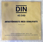 02101 Lab Manufactured By Deutsche Grammophon Test Record Din