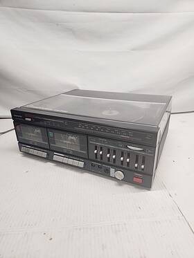1800bk02 Magnavox Mx Black Integrated Compact Stereo System Record Player