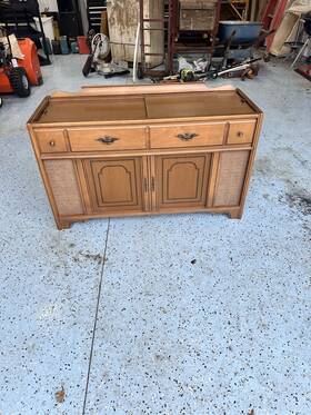 3rp616 Magnavox Console Stereo System Likely From The Late 1960s To Early 1970s
