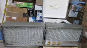 4sc242r Magnavox Vintage Portable Record Player With Micromatic Turntable