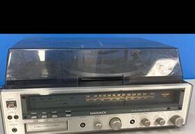 702664 Magnavox R440 Turntable Record Player 8 Track Am Fm Stereo Vintage Japan