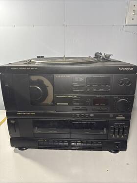 77387488 Magnavox Vintage 90s Compact Disc Music System Cd Cassette Record Model