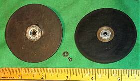 Magnavox By Collaro 67/wb 2 Black Rubber Idler Wheels Good Condition 1947